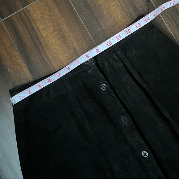 J.Crew Black Suede Mini Skirt - Size 8 - Picture 10 of 11